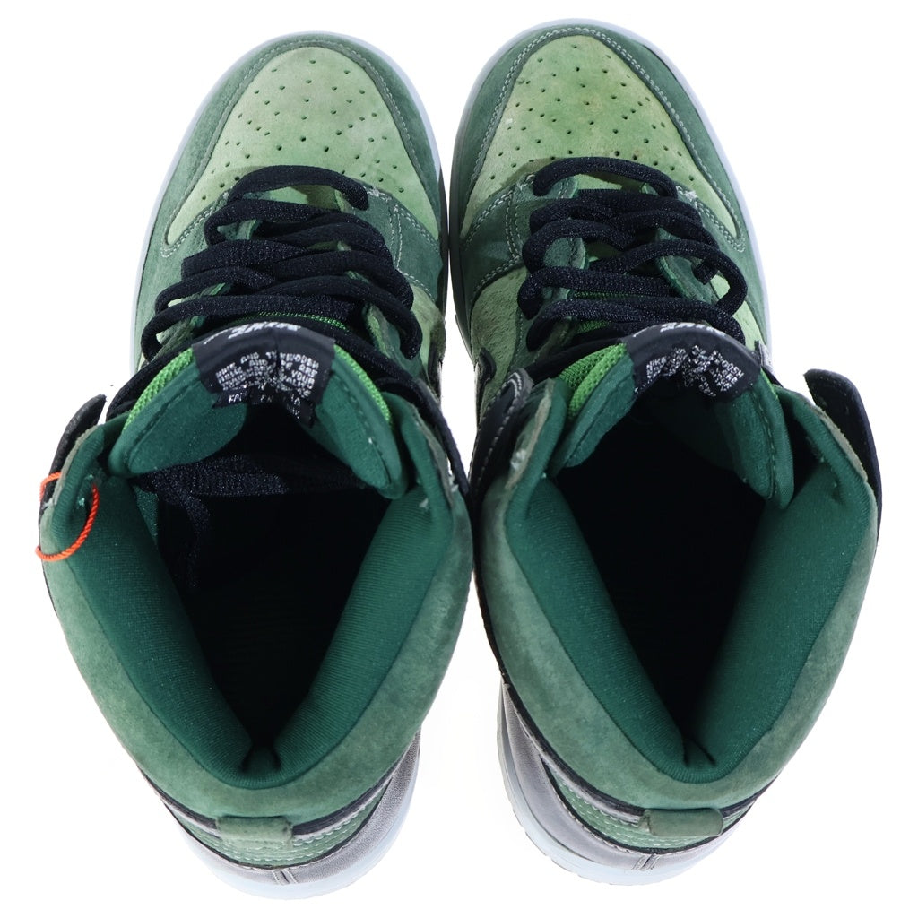 NIKE SB(ナイキエスビー) 【観賞用2007年製】DUNK HIGH PRO BRUT ダンク プロ ブリュット ハイカットスニーカー US8.5/26.5cm グリーン/ブラック 305050-304
