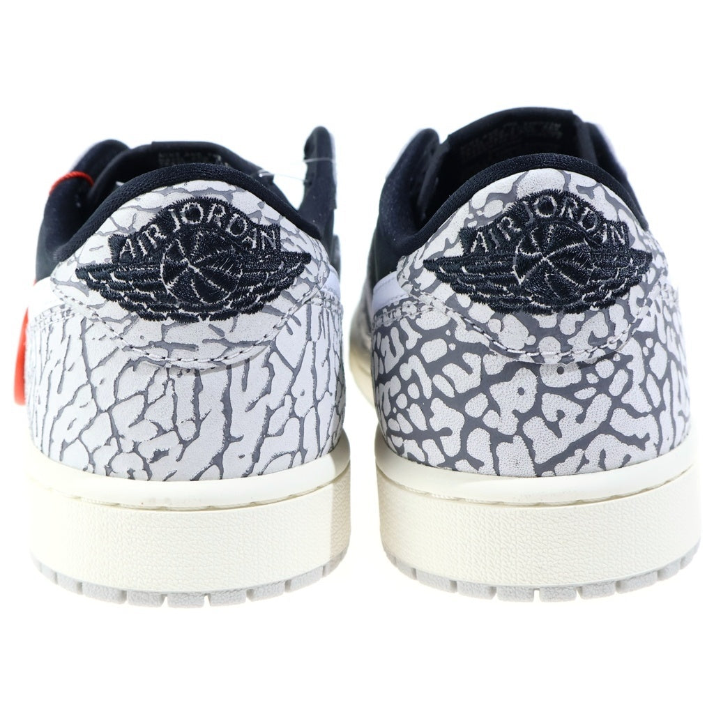 NIKE(ナイキ) AIR JORDAN 1 RETRO LOW OG BLACK CEMENT エアジョーダン レトロ ブラックセメント ローカットスニーカー US9/27.0cm グレー/ブラック CZ0790-001