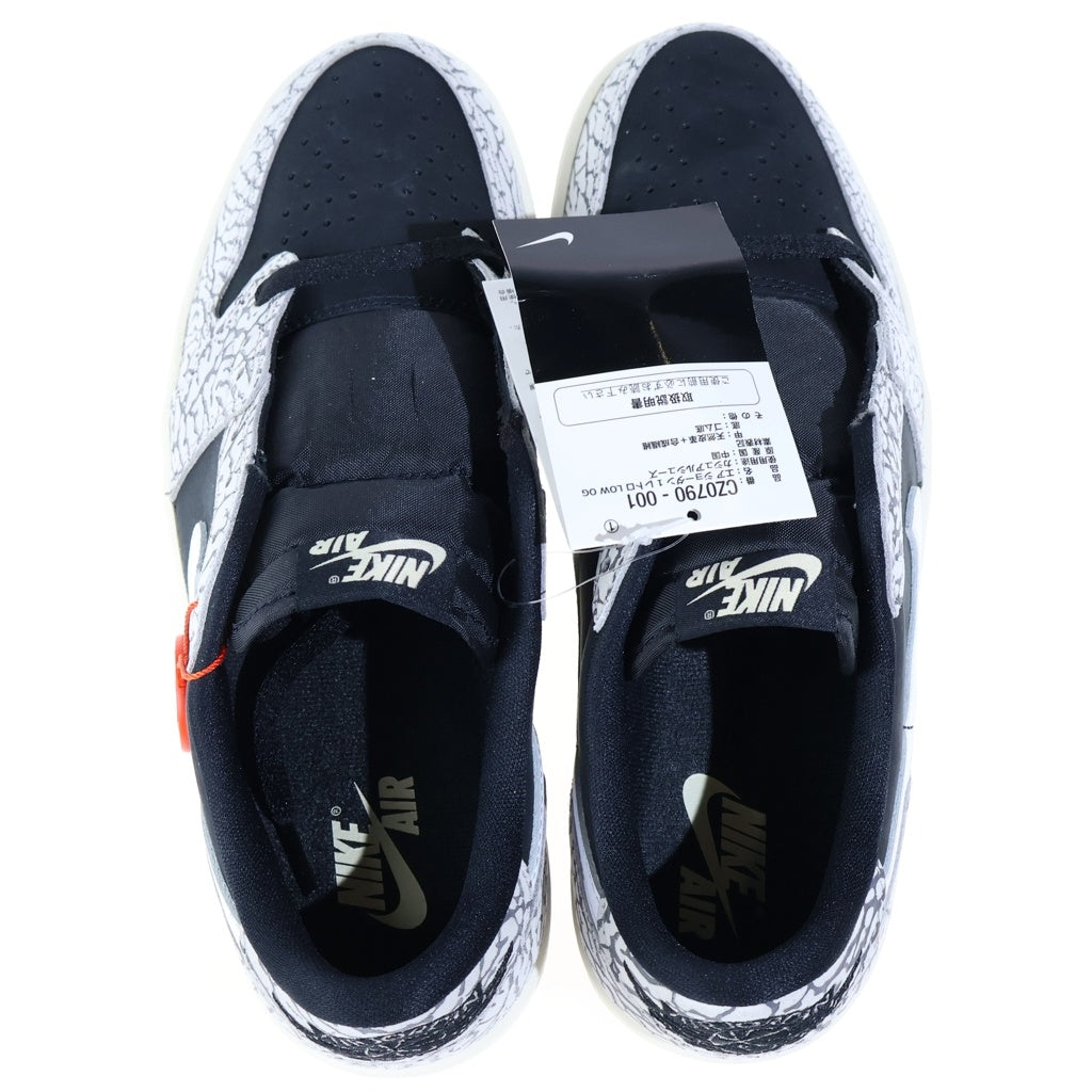 NIKE(ナイキ) AIR JORDAN 1 RETRO LOW OG BLACK CEMENT エアジョーダン レトロ ブラックセメント ローカットスニーカー US9/27.0cm グレー/ブラック CZ0790-001