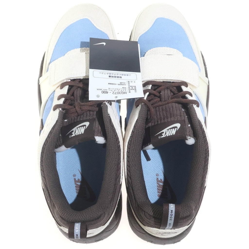 NIKE(ナイキ) ×TRAVIS SCOTT ZOOM FIELD JAXX HQ3072-400 トラヴィススコット ズームフィールドジャックス ローカットスニーカー US9/27.0cm ブラウン/ブルー