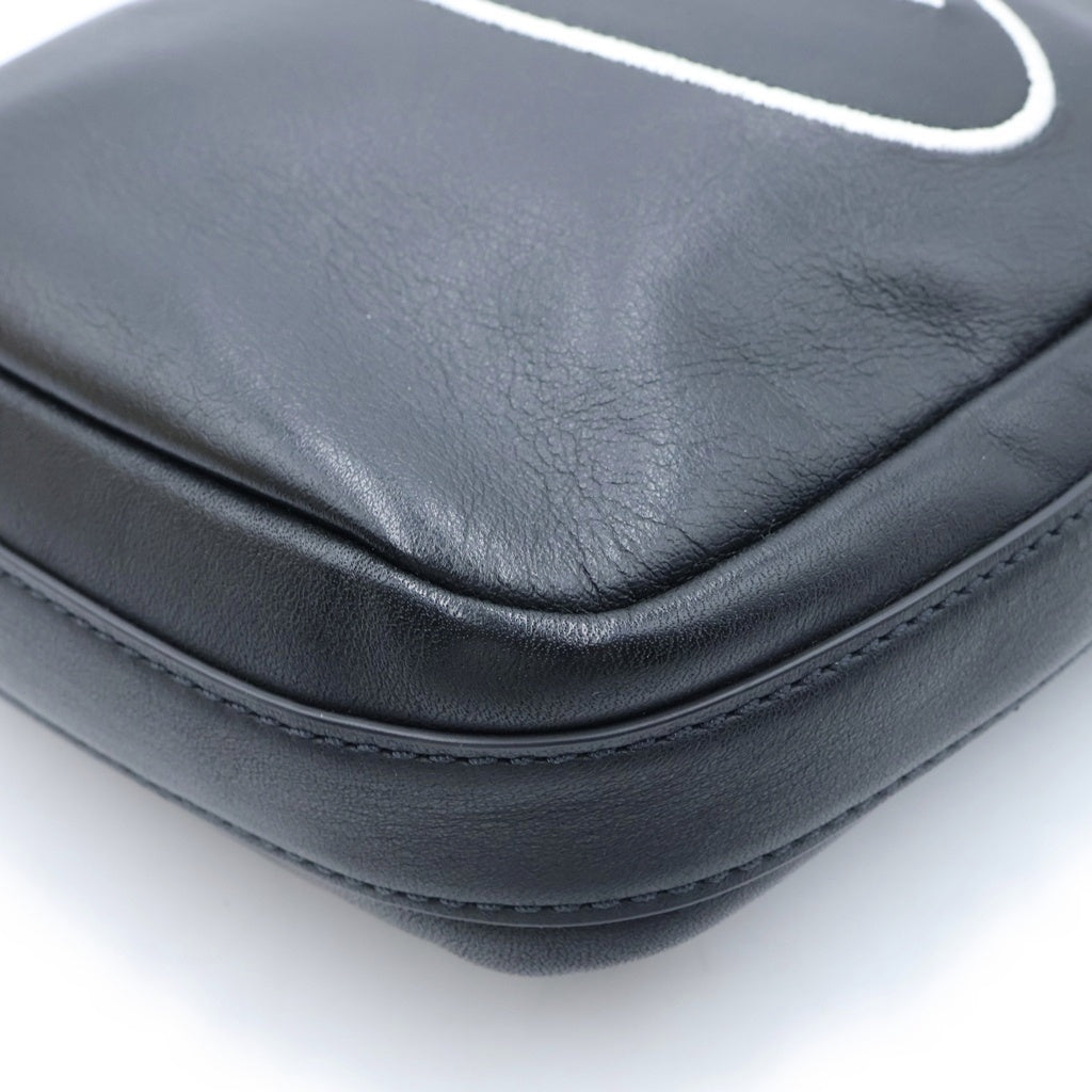 SUPREME(シュプリーム) 25SS x Nike Leather Shoulder Bag ナイキ レザー ショルダーバッグ HJ7964-045 ブラック