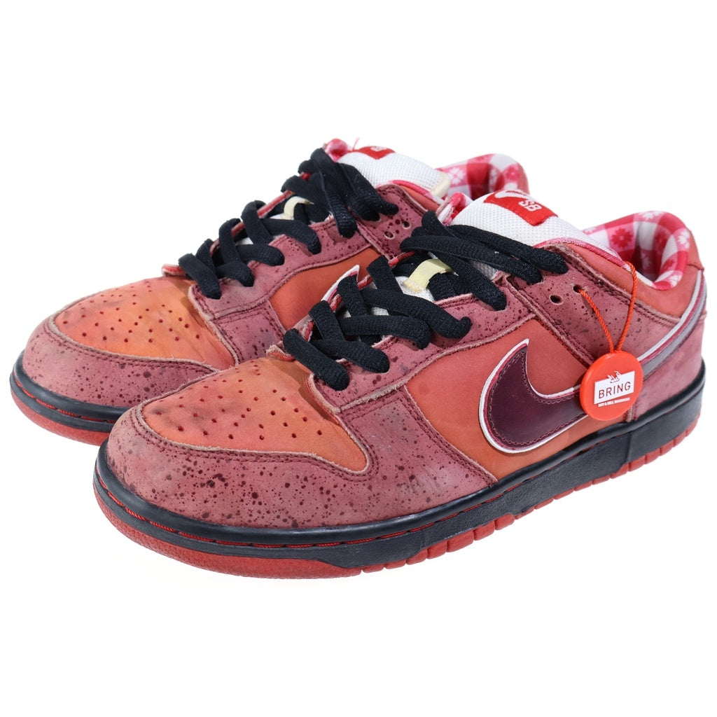 NIKE(ナイキ) 【観賞用 2008年製】×CONCEPTS DUNK LOW RED LOBSTER 313170-661 コンセプツ ダンク レッドロブスター ローカットスニーカー US10/27cm