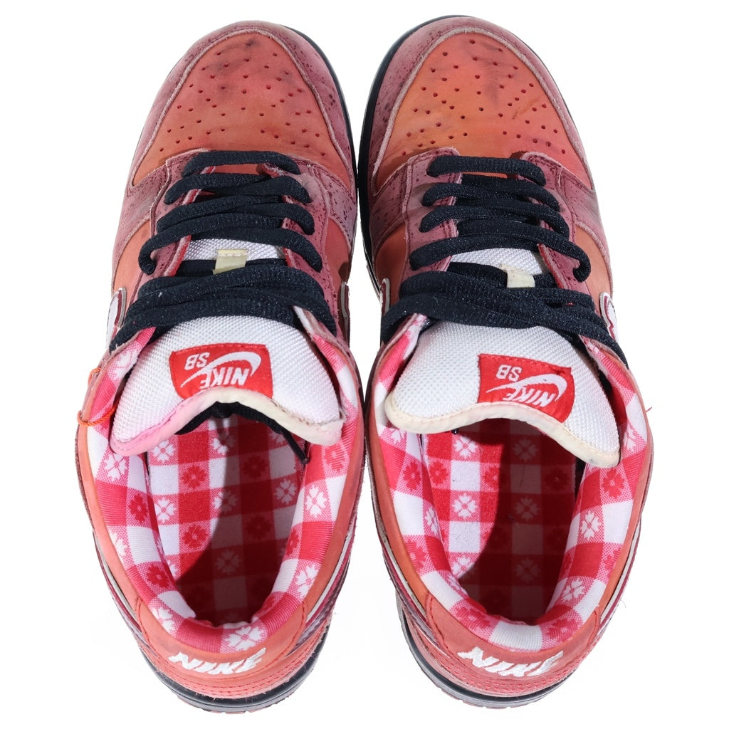 NIKE(ナイキ) 【観賞用 2008年製】×CONCEPTS DUNK LOW RED LOBSTER 313170-661 コンセプツ ダンク レッドロブスター ローカットスニーカー US10/27cm