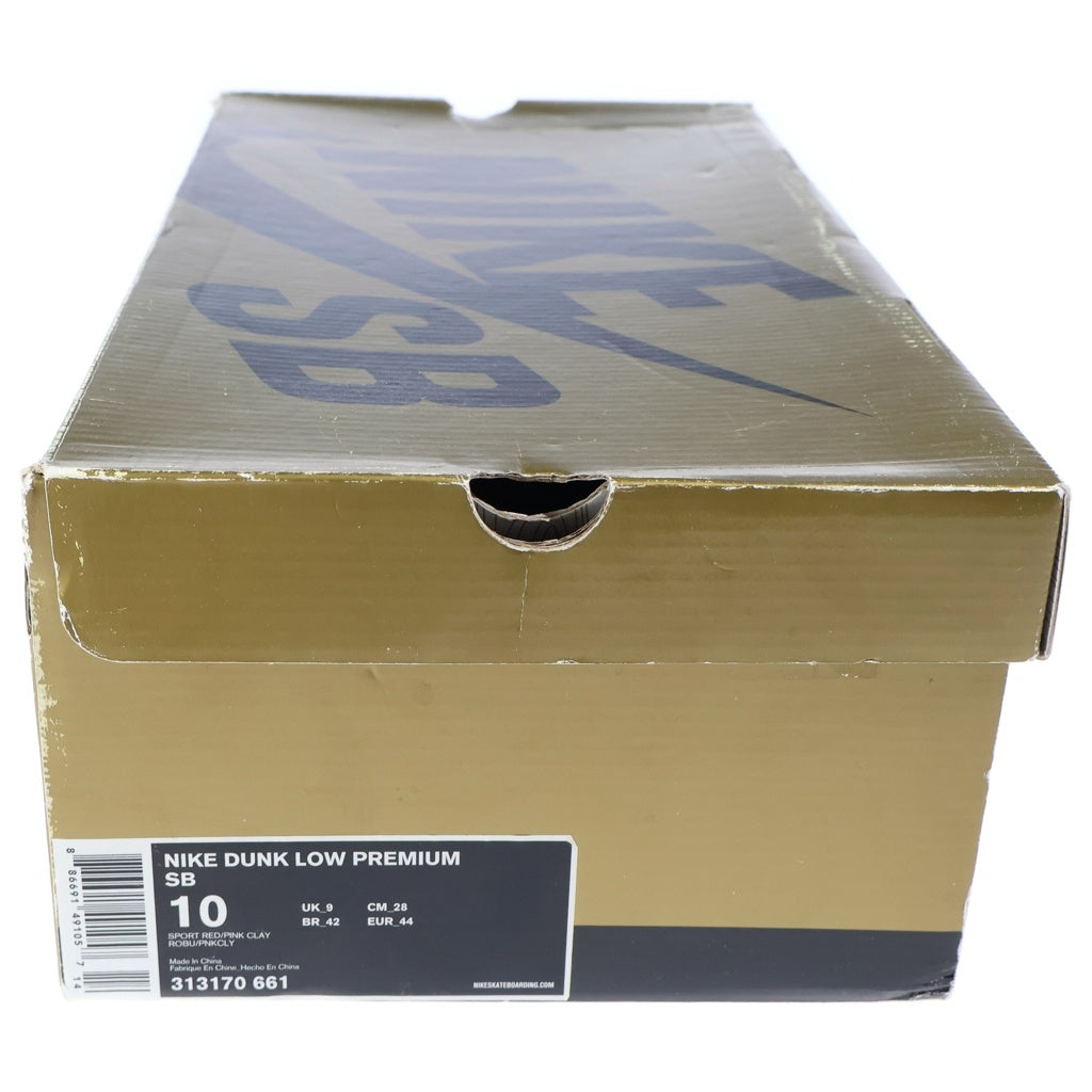 NIKE(ナイキ) 【観賞用 2008年製】×CONCEPTS DUNK LOW RED LOBSTER 313170-661 コンセプツ ダンク レッドロブスター ローカットスニーカー US10/27cm