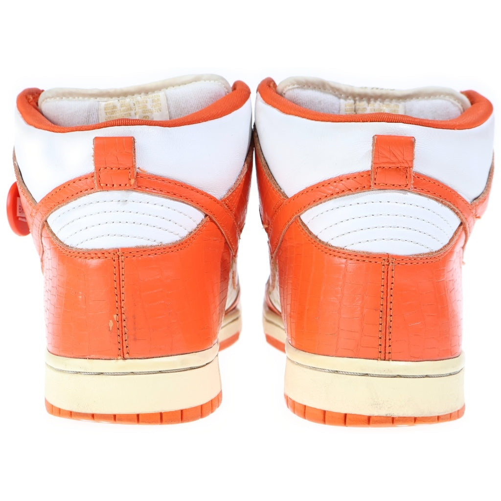 NIKE(ナイキ) 【観賞用2003年製】×SUPREME DUNK HIGH PRO SB シュプリーム ダンク プロ ハイカットスニーカー US10/28cm オレンジ/ホワイト 307385-181
