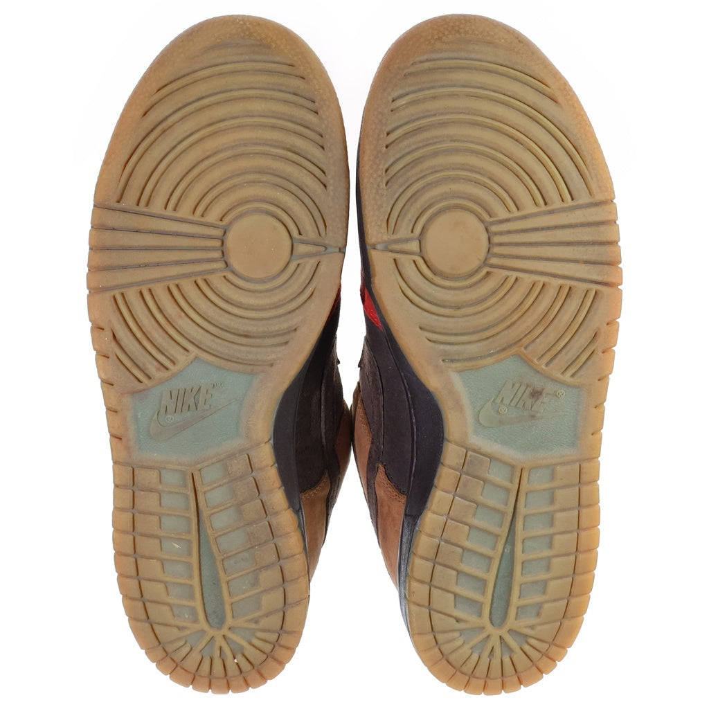 NIKE(ナイキ) 【観賞用 2003年製】DUNK LOW PRO BISON 304292-226 ダンク バイソン つま赤 ローカットスニーカー US9.5/27.5cm レッド/ブラウン