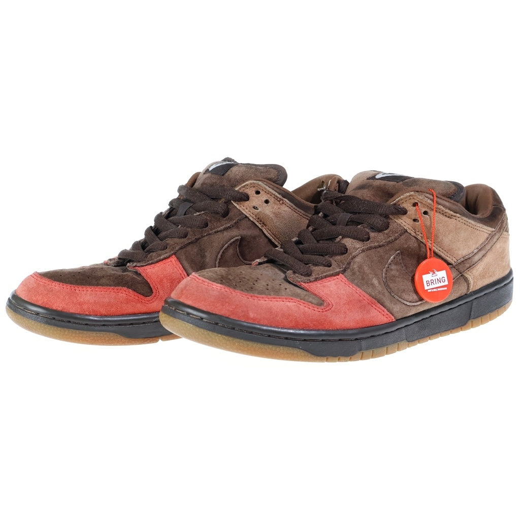 NIKE(ナイキ) 【観賞用 2003年製】DUNK LOW PRO BISON ダンク バイソン つま赤 ローカットスニーカー US10/28cm レッド/ブラウン 304292-226