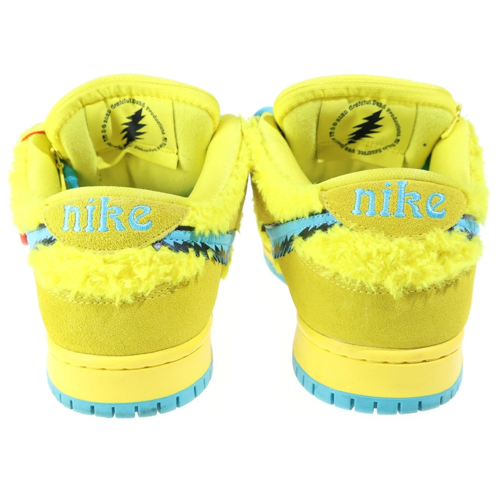 NIKE(ナイキ) ×Grateful Dead DUNK LOW YELLOW BEAR グレイトフルデッド ダンク イエローベア ローカットスニーカー イエロー US10.5/28.5cm CJ5378-700