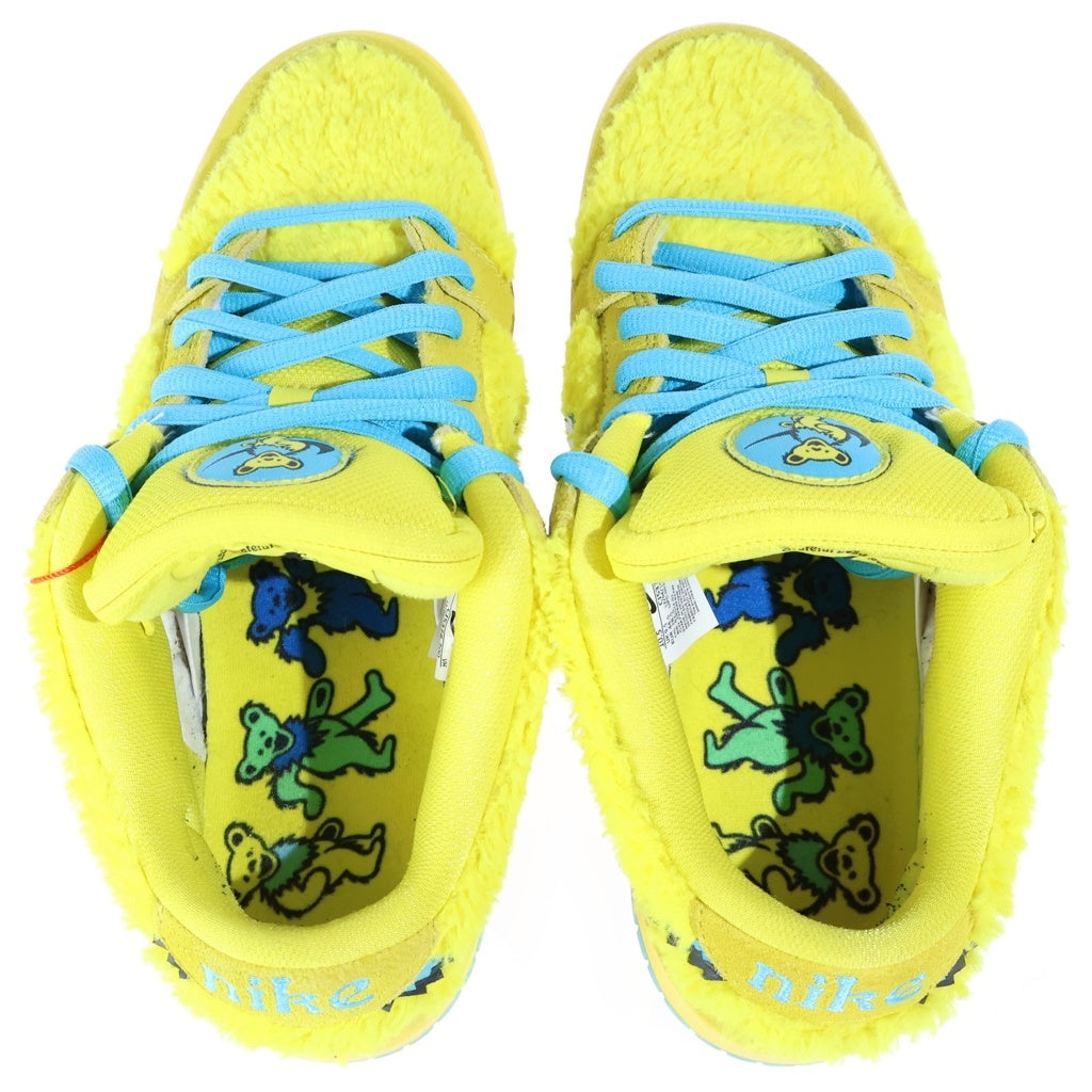 NIKE(ナイキ) ×Grateful Dead DUNK LOW YELLOW BEAR グレイトフルデッド ダンク イエローベア ローカットスニーカー イエロー US10.5/28.5cm CJ5378-700