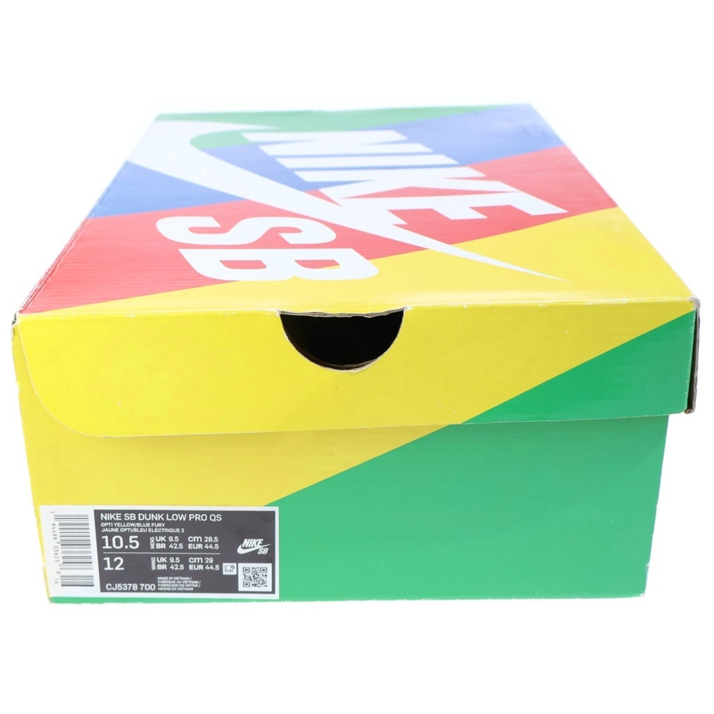 NIKE(ナイキ) ×Grateful Dead DUNK LOW YELLOW BEAR グレイトフルデッド ダンク イエローベア ローカットスニーカー イエロー US10.5/28.5cm CJ5378-700