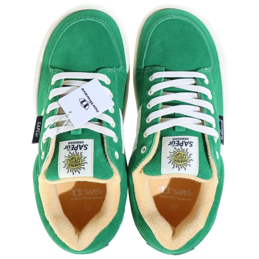 NORTHWAVE(ノースウェーブ) 浜田雅功 × SAPEur ESPRESSO LEGEND SUEDE ローカットスニーカー グリーン US8.5/26.9cm NW-001SP