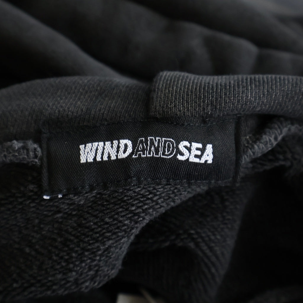 WIND AND SEA(ウィンダンシー) Nirvana Smiley Hooded Sweatshirt ニルヴァーナスマイリー プルオーバーパーカー グレー WDS-O-NVN-26-Q1-CS-01