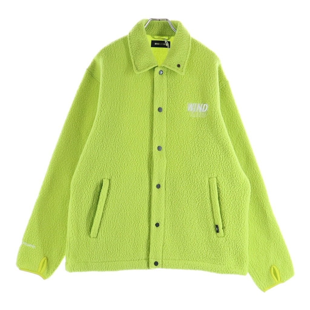WIND AND SEA(ウィンダンシー) POLARTEC Thermal Boa Fleece Coach Jacket ポーラテック サーマル ボア フリース コーチジャケット イエロー WDS-C-PRT-26-Q2-JK-01