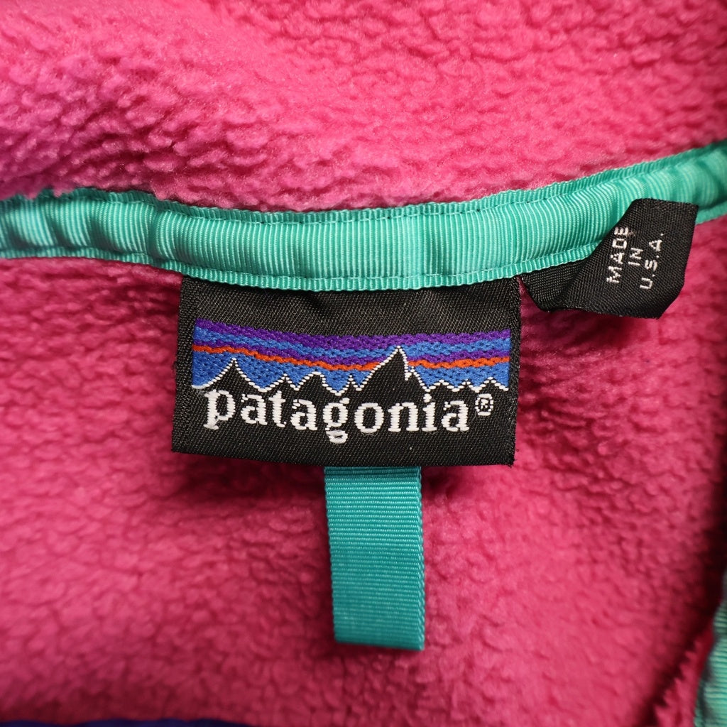 PATAGONIA(パタゴニア) 90s SNAP-T FLEECE JACKET スナップT フリースジャケット ピンク 25530