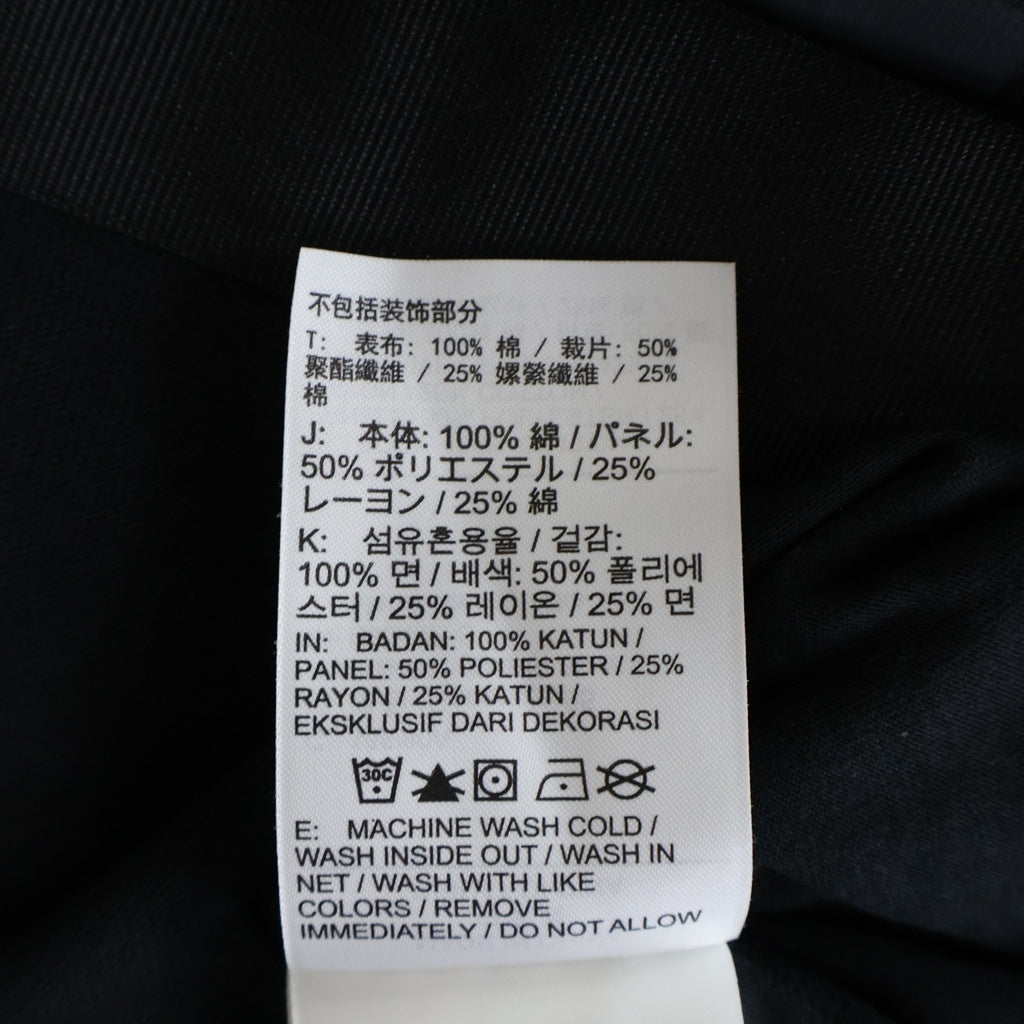 NIKE(ナイキ) ×sacai 再構築ロゴプリント クルーネック半袖Tシャツカットソー ブラック CD6310-010