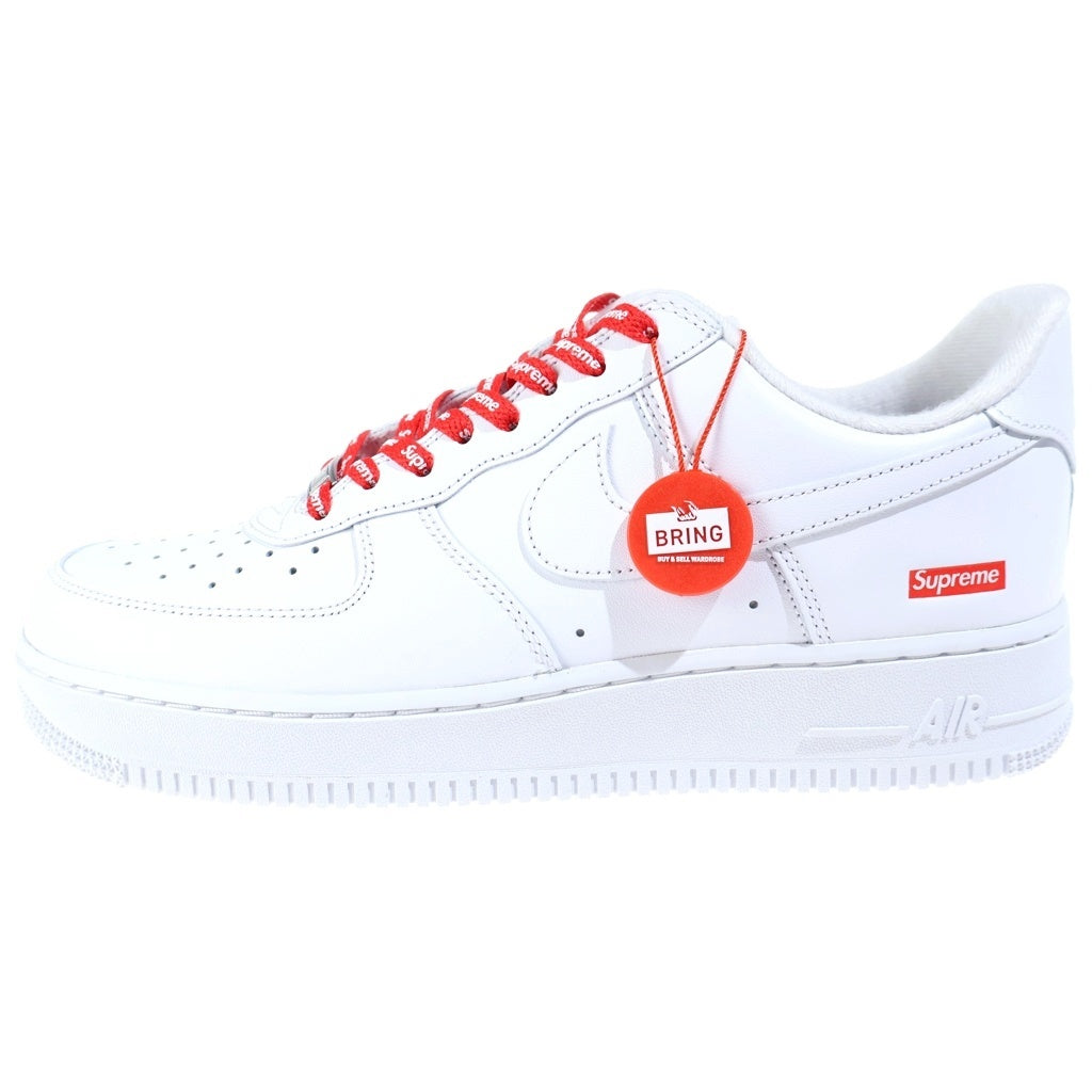 NIKE(ナイキ) ×SUPREME AIR FORCE LOW シュプリーム エア フォース 1 ローカットスニーカー ホワイト US9.5/27.5cm CU9225-100