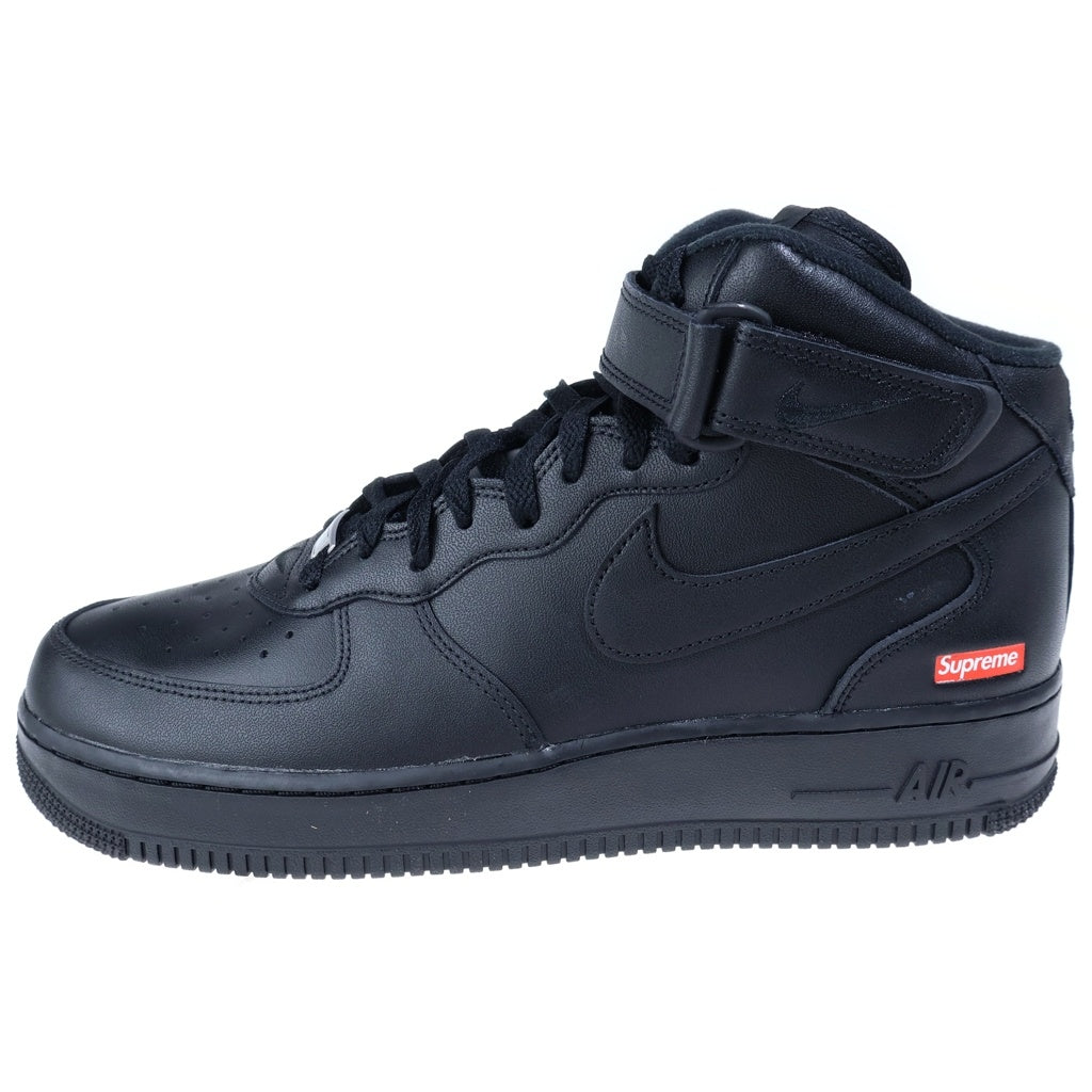 NIKE(ナイキ) ×SUPREME AIR FORCE1 MID SP FZ8784-001 シュプリーム エアフォース1 ミッドカットスニーカー US11/29.0cm ブラック
