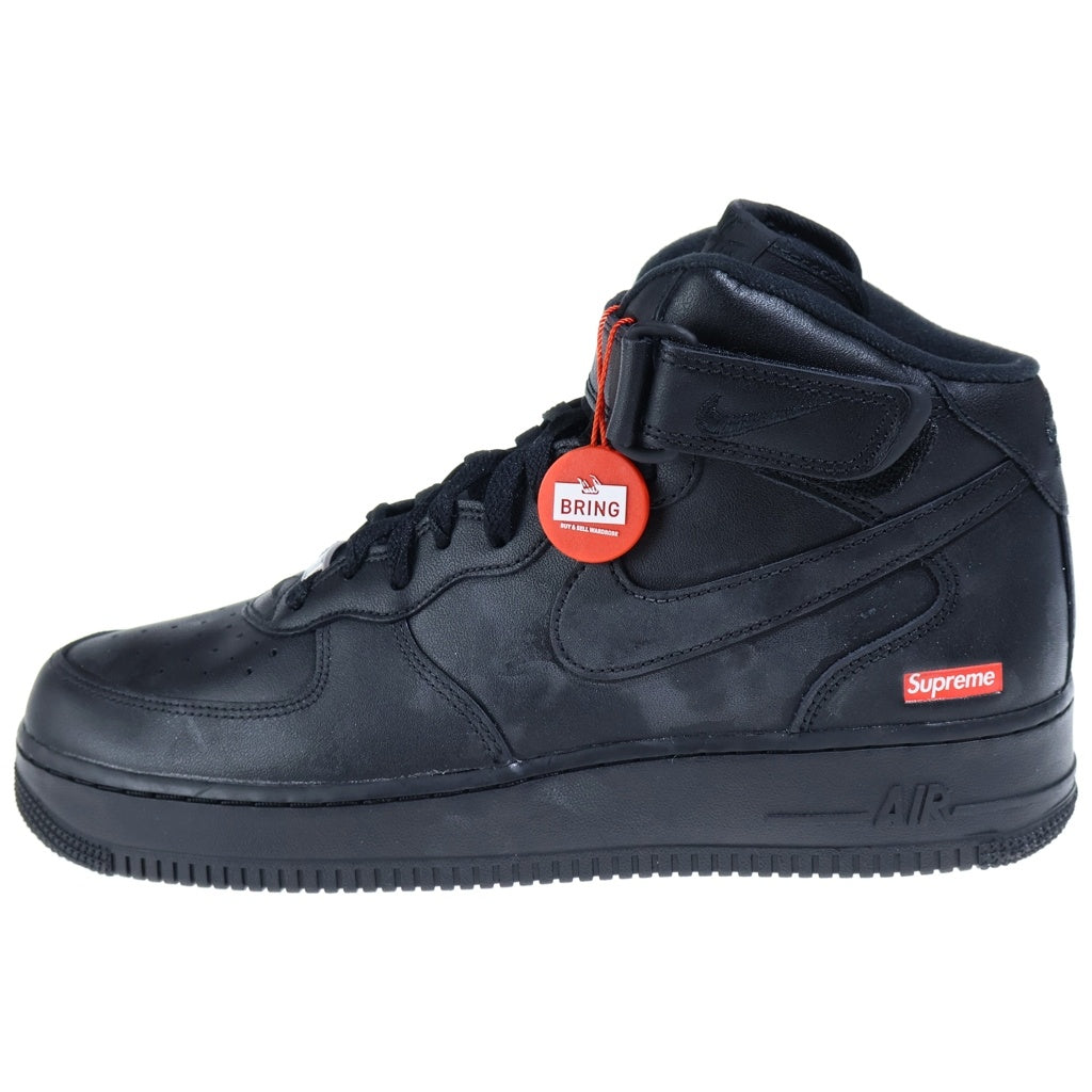 NIKE(ナイキ) ×SUPREME AIR FORCE1 MID SP FZ8784-001 シュプリーム エアフォース1 ミッドカットスニーカー US11/29.0cm ブラック