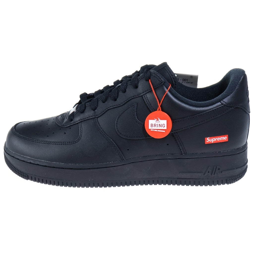 NIKE(ナイキ) ×SUPREME AIR FORCE LOW CU9225-001 シュプリーム エアフォース 1 ローカットスニーカー US11/29.0cm ブラック