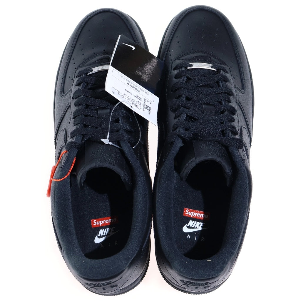 NIKE(ナイキ) ×SUPREME AIR FORCE LOW CU9225-001 シュプリーム エアフォース 1 ローカットスニーカー US11/29.0cm ブラック