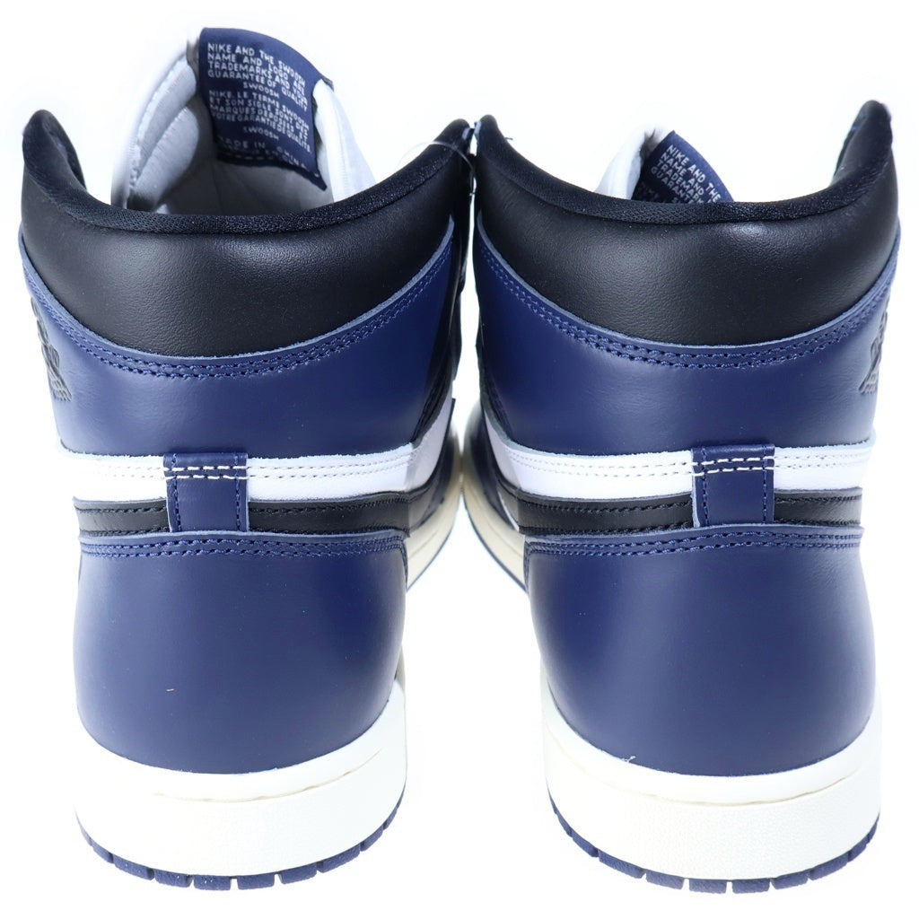 NIKE(ナイキ) AIR JORDAN 1 RETRO HIGH OG MIDNIGHT NAVY DZ5485-401 エアジョーダン1 ハイカットスニーカー US11/29.0cm ホワイト/ネイビー