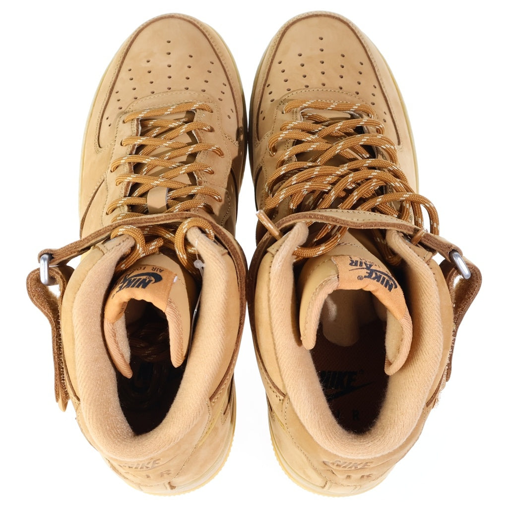NIKE(ナイキ) AIR FORCE 1 MID FLAX DJ9158-200 エアフォース1 フラックス ミッドカットスニーカー US10.5/28.5cm ブラウン