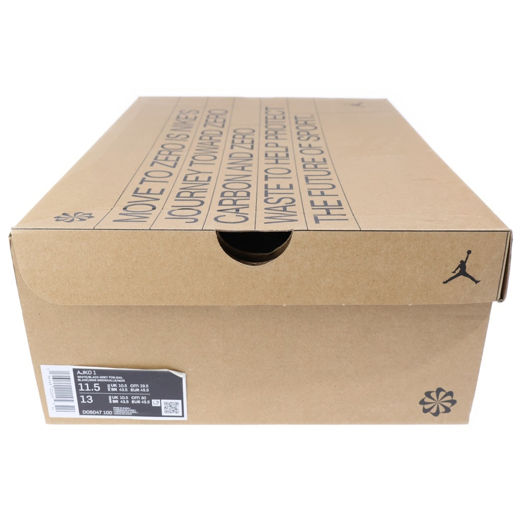 NIKE(ナイキ) AIR JORDAN 1 DO5047-100 エアジョーダン1 KO グレーフォグ ミッドカットスニーカー US11.5/29.5cm グレー