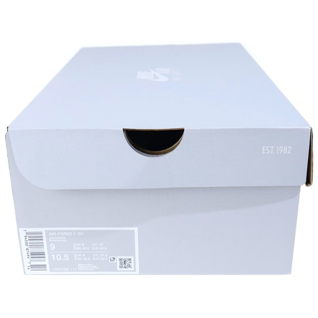 NIKE(ナイキ) AIR FORCE 1 LOW 07 CW2288-111 エアフォース1 ローカットスニーカー US9/27.0cm ホワイト
