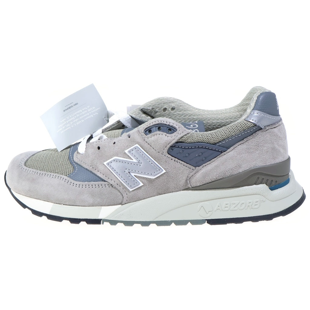 New Balance(ニューバランス) U998GR スエード ローカットスニーカー US8/26.0cm グレー