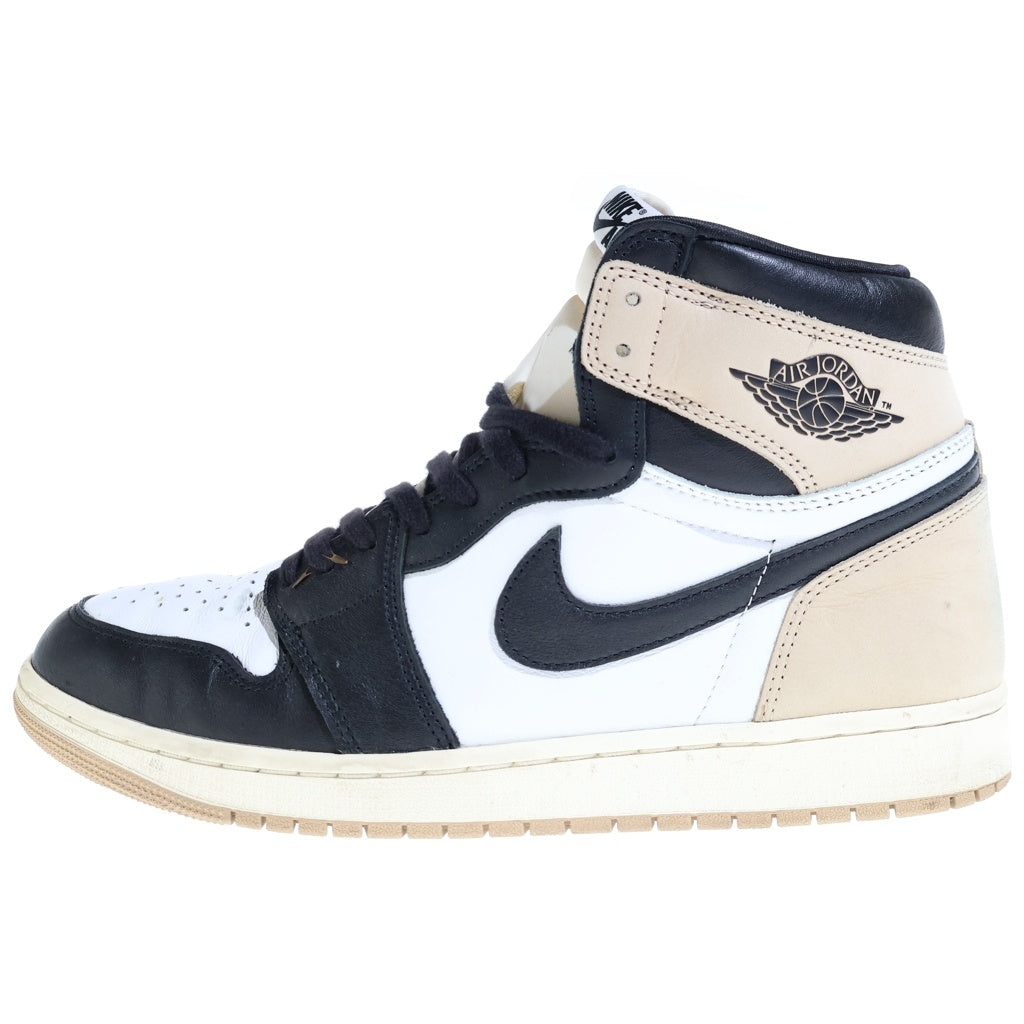 NIKE(ナイキ) WMNS AIR JORDAN 1 RETRO HIGH エアジョーダン1 レトロ ハイ OG ハイカットスニーカー シューズ FD2596-021 ホワイト/ブラック US11.5/28.5cm