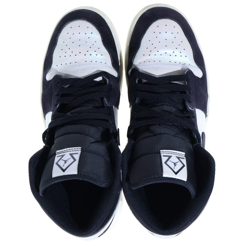 NIKE(ナイキ) Air Jordan 1 Mid Omega エアジョーダン1 ミッド オメガ ハイカットスニーカー DH6933-100 ホワイト/ブラック US10.5/28.5cm
