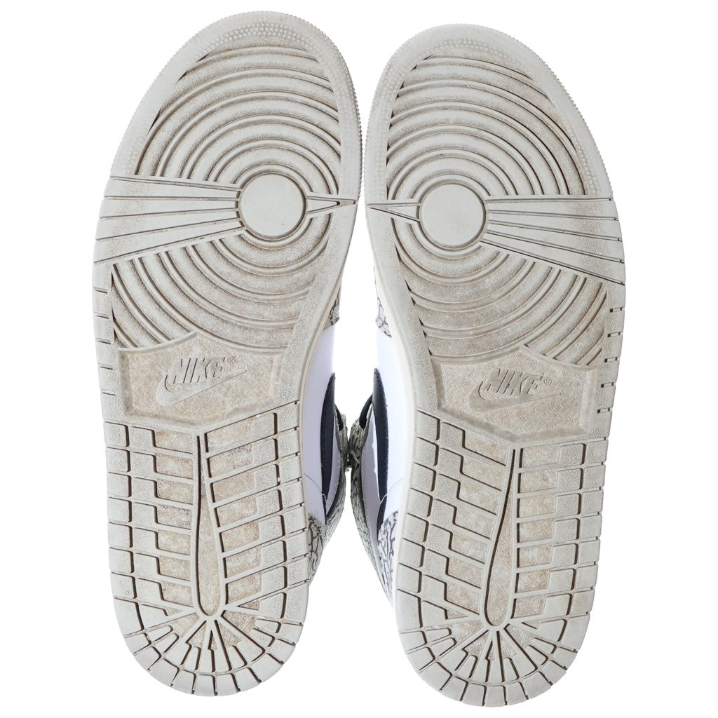 NIKE(ナイキ) IR JORDAN 1 RETRO HIGH OG WHITE CEMENT ELEPHANT エアジョーダン1 ホワイトセメント サファリ ハイカットスニーカー グレー DZ5485-052 US10.5/28.5cm