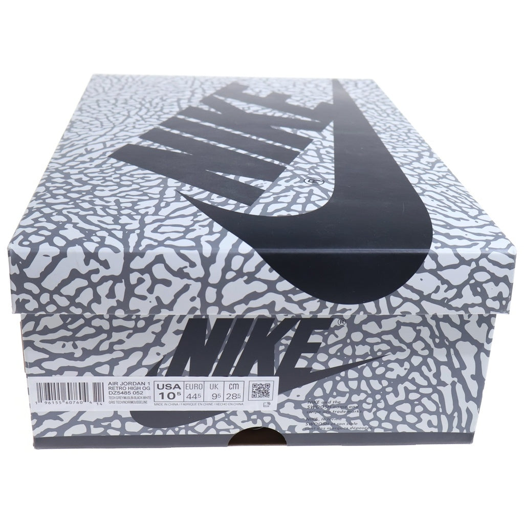 NIKE(ナイキ) IR JORDAN 1 RETRO HIGH OG WHITE CEMENT ELEPHANT エアジョーダン1 ホワイトセメント サファリ ハイカットスニーカー グレー DZ5485-052 US10.5/28.5cm