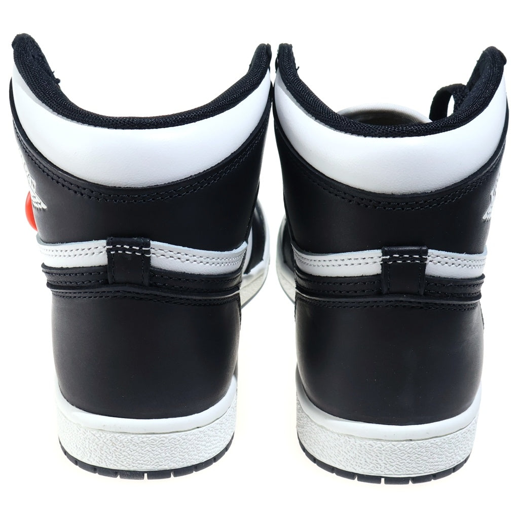 NIKE(ナイキ) AIR JORDAN 1 HI BLACK/WHITE エアジョーダン1 85 パンダ ハイカットスニーカー ブラック/ホワイト US9/27cm BQ4422‐001