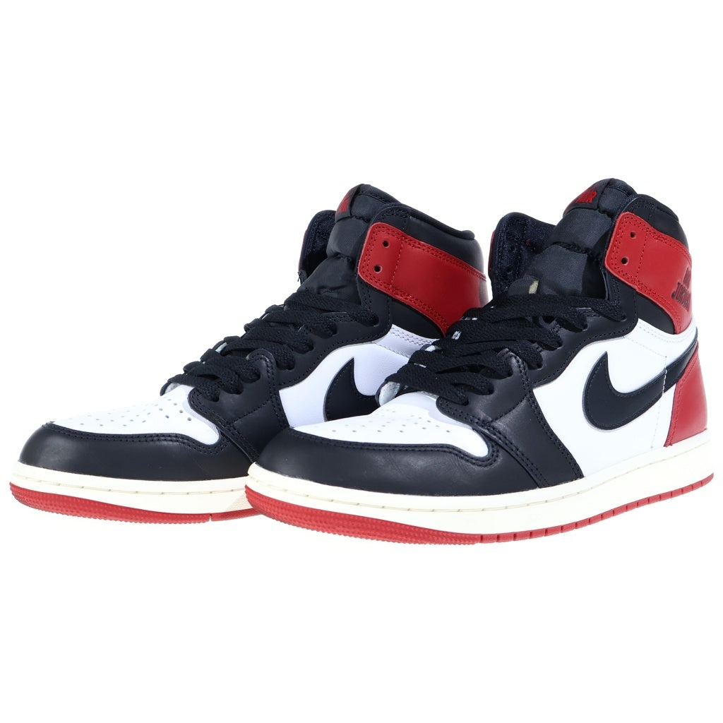 NIKE(ナイキ) AIR JORDAN 1 RETRO HIGH OG BLACK TOE REIMAGINED エア ジョーダン1 ハイカットスニーカー US9/27cm DZ5485-106