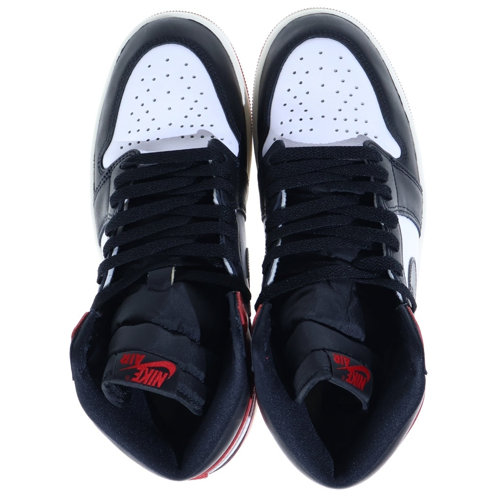 NIKE(ナイキ) AIR JORDAN 1 RETRO HIGH OG BLACK TOE REIMAGINED エア ジョーダン1 ハイカットスニーカー US9/27cm DZ5485-106