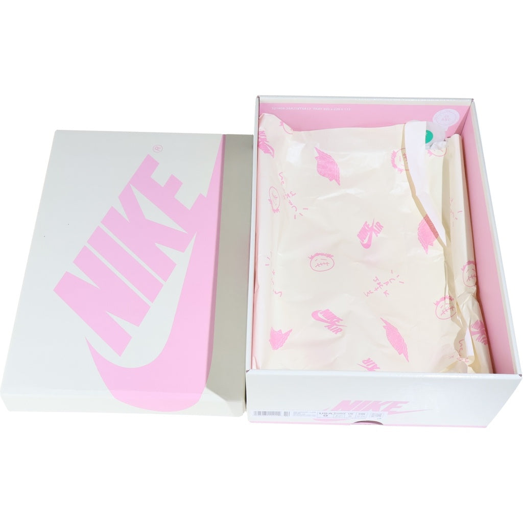 NIKE(ナイキ) ×TRAVIS SCOTT AIR JORDAN 1 RETRO LOW OG トラヴィススコット エアージョーダン1 レトロ ローカットスニーカー ピンク/ベージュ US9/27cm IQ7604-100