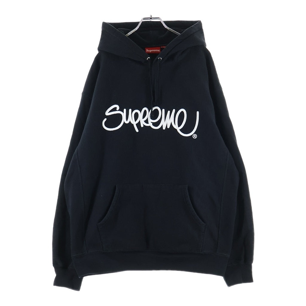 SUPREME(シュプリーム) 22SS Raised Handstyle Hooded Sweatshirt レイズド ハンドスタイル フーディー スウェットシャツ ブラック