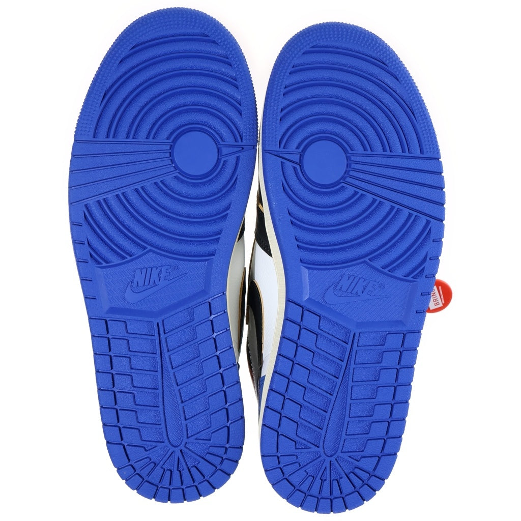 NIKE(ナイキ) FRAGMENT DESIGN×UNION AIR JORDAN 1 フラグメントデザイン ユニオン エアジョーダン1 ハイカットスニーカー US9.5/27.5cm ブルー/ブラック/ホワイト IO7847-002