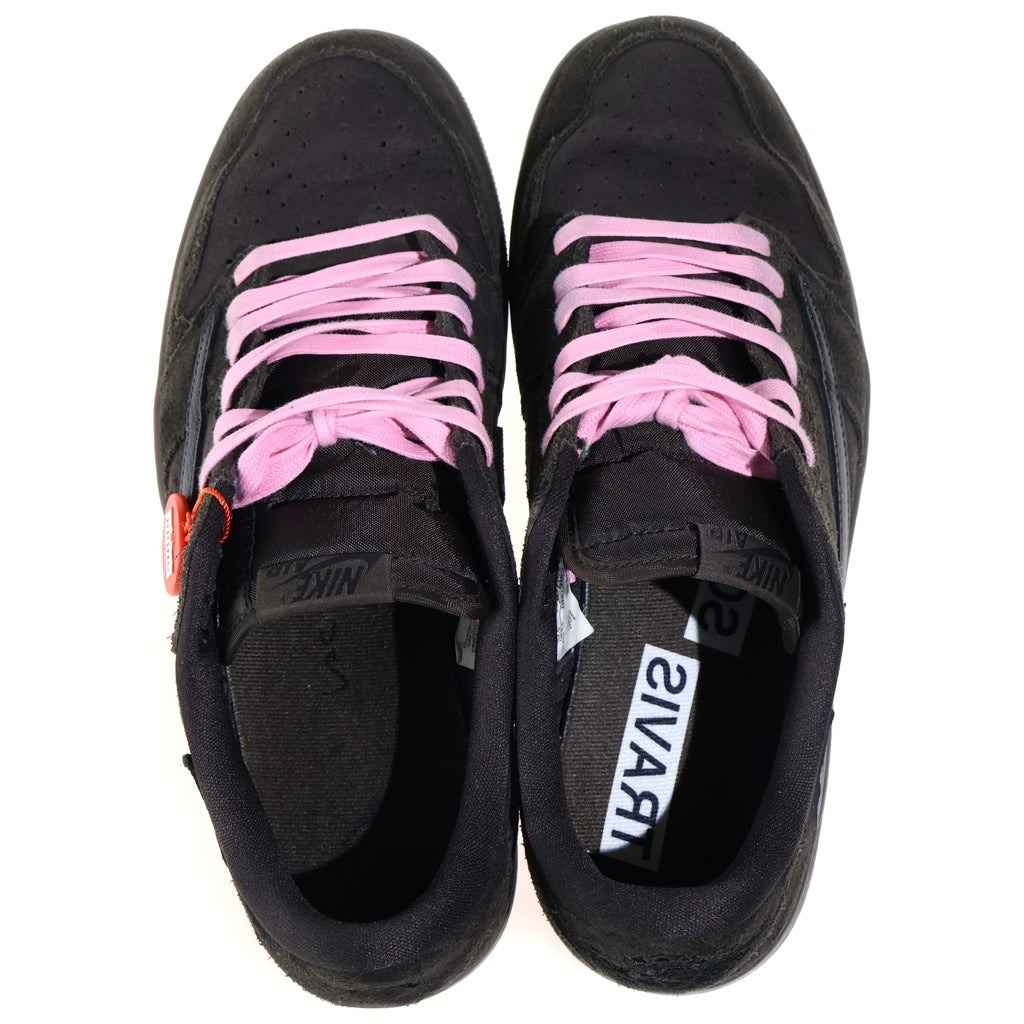 NIKE(ナイキ) ×TRAVIS SCOTT AIR JORDAN LOW OG SP VELVET BROWN トラヴィススコット エアジョーダン 1 ベルベット ローカットスニーカー US10.5/28.5cm ブラウン DM7866-202