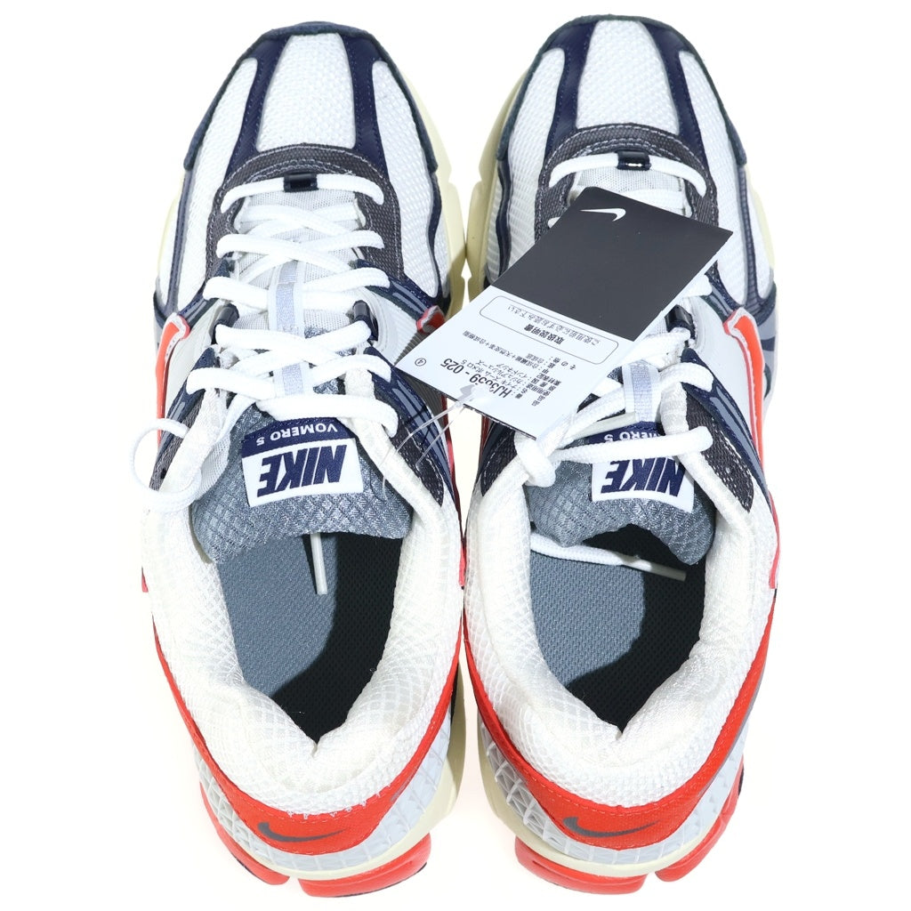 NIKE(ナイキ) ZOOM VOMERO 5 USA ズーム ボメロ5 ローカットスニーカー US9.5/27.5cm ホワイト/レッド HJ3859-025