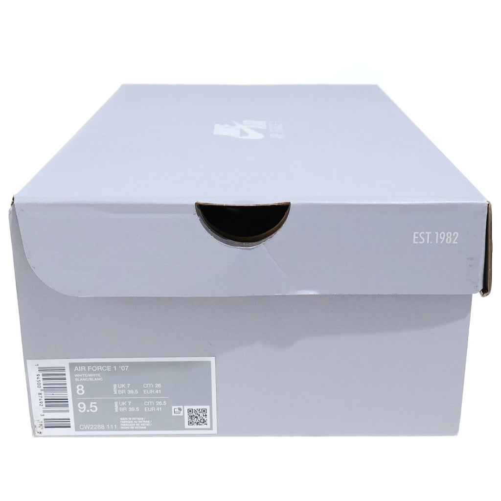 NIKE(ナイキ) AIR FORCE 1 LOW 07 エアフォース1 ローカットスニーカー US8/26.0cm ホワイト CW2288-111