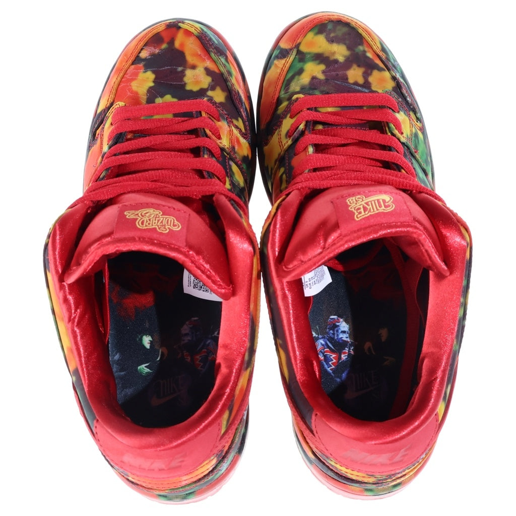 NIKE SB(ナイキエスビー) ×THE WIZARD OF OZ DUNK LOW FZ1291-600 オズの魔法使い SB ダンク ローカットスニーカー US10/28.0cm レッド