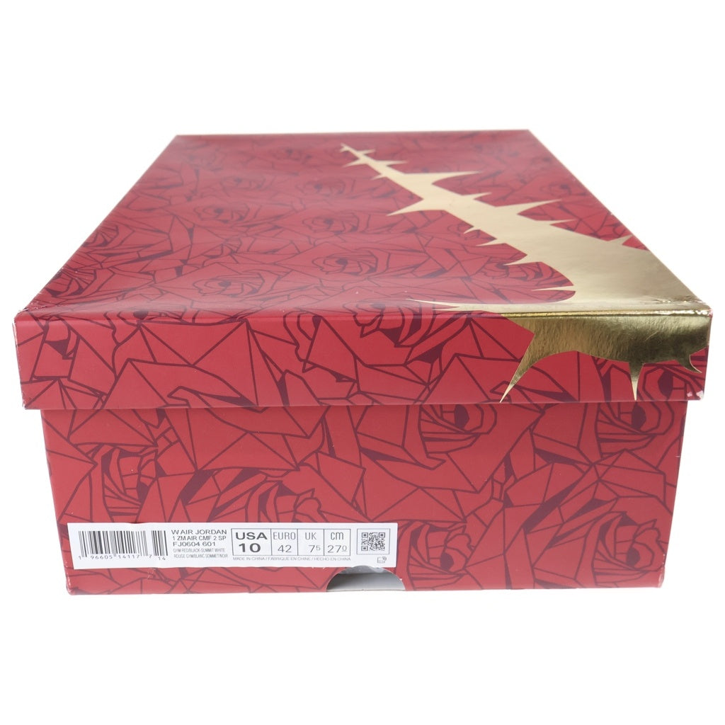 NIKE(ナイキ) ×TEYANA TAYLOR WMNS AIR JORDAN 1 FJ0604-601 テヤナ テイラー エアジョーダン1 ズーム ハイカットスニーカー US10/27.0cm レッド