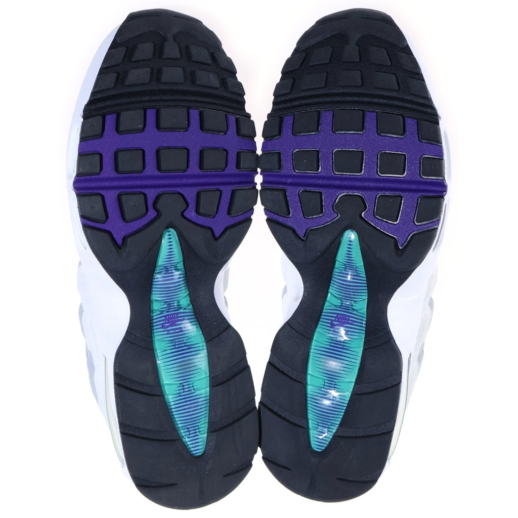 NIKE(ナイキ) WMNS AIR MAX 95 BIG BUBBLE HJ5996-100 ウィメンズ エアマックス95 ビッグバブル ローカットスニーカー US9/26.0cm グレー/パープル レディース