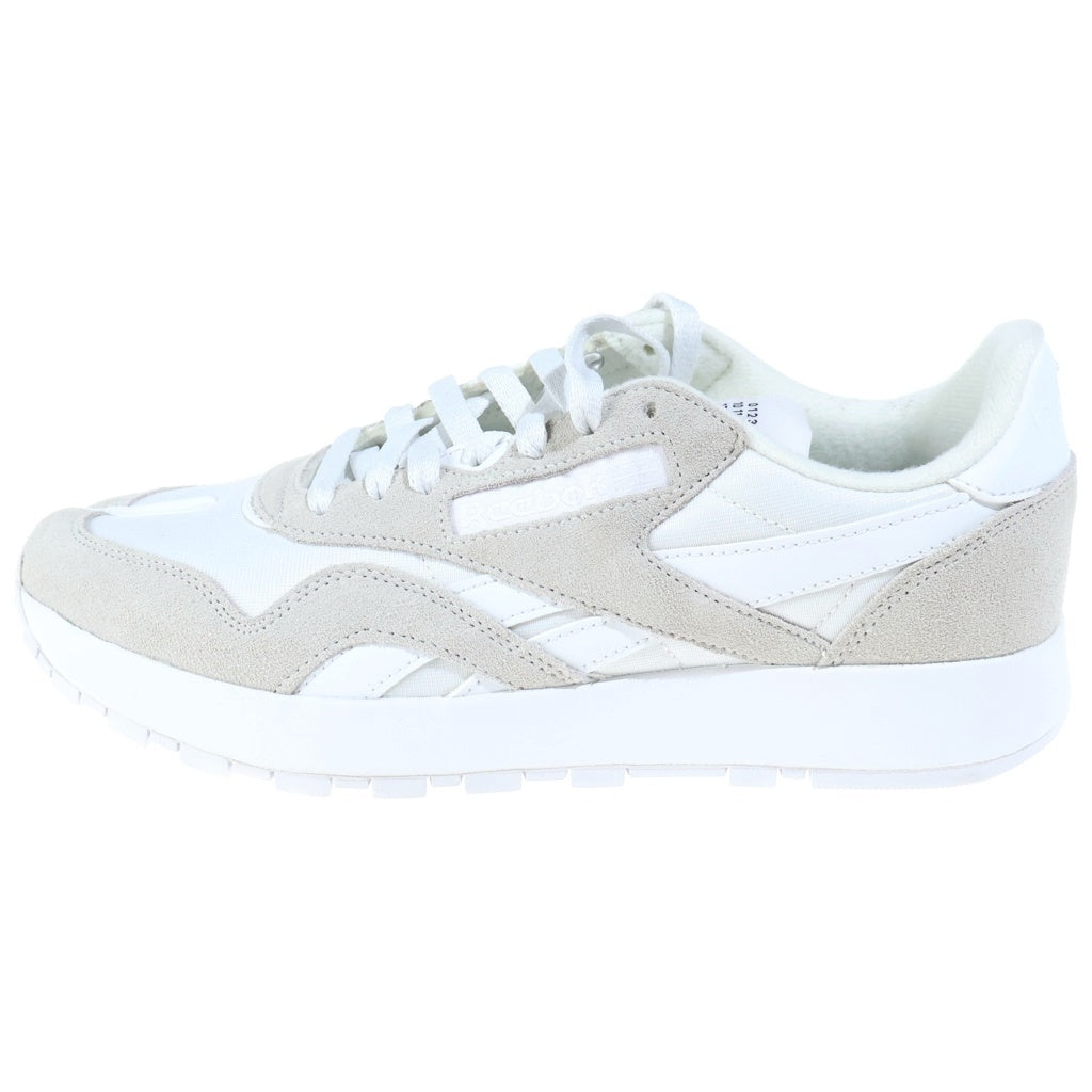 Maison Margiela(メゾンマルジェラ) ×Reebok PROJECT 0 CL NYLON リーボック プロジェクト クラシックレザー ナイロン タビ ローカットスニーカー US8.5/26.5cm ホワイト/グレー HP8847