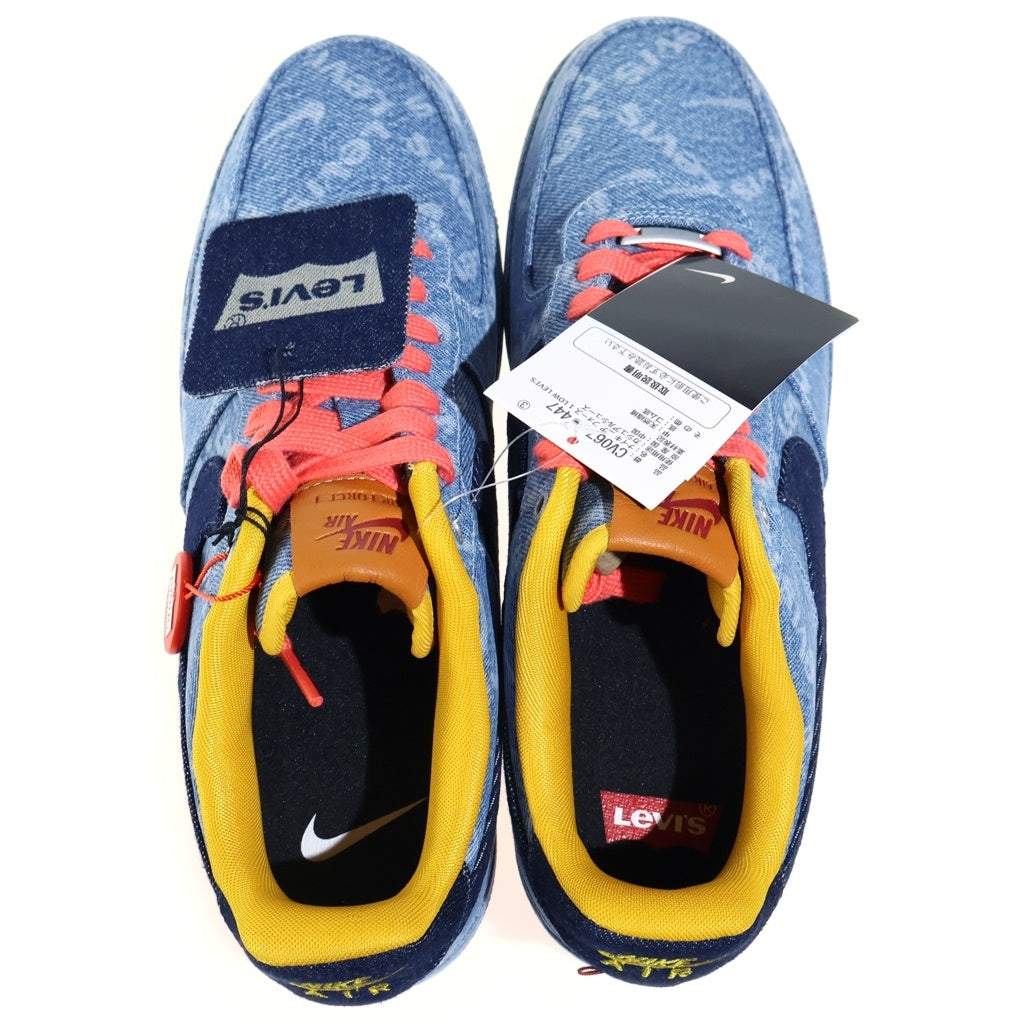 NIKE(ナイキ) ×Levis AIR FORCE LOW リーバイス エアフォース 1 ローカットスニーカー US11/29.0cm インディゴ CV0670-447