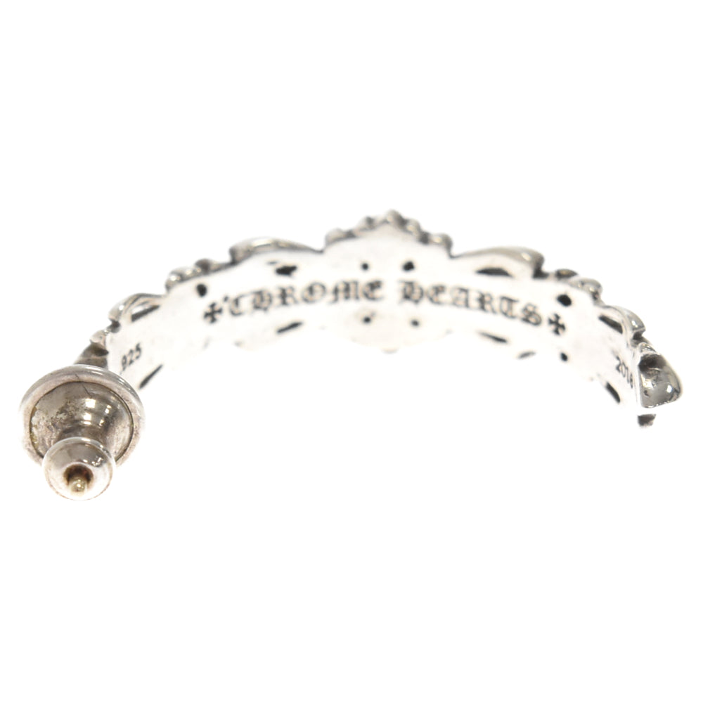 CHROME HEARTS(クロムハーツ) Double Floral Cross Hoop ダブルフローラルクロスフープピアス