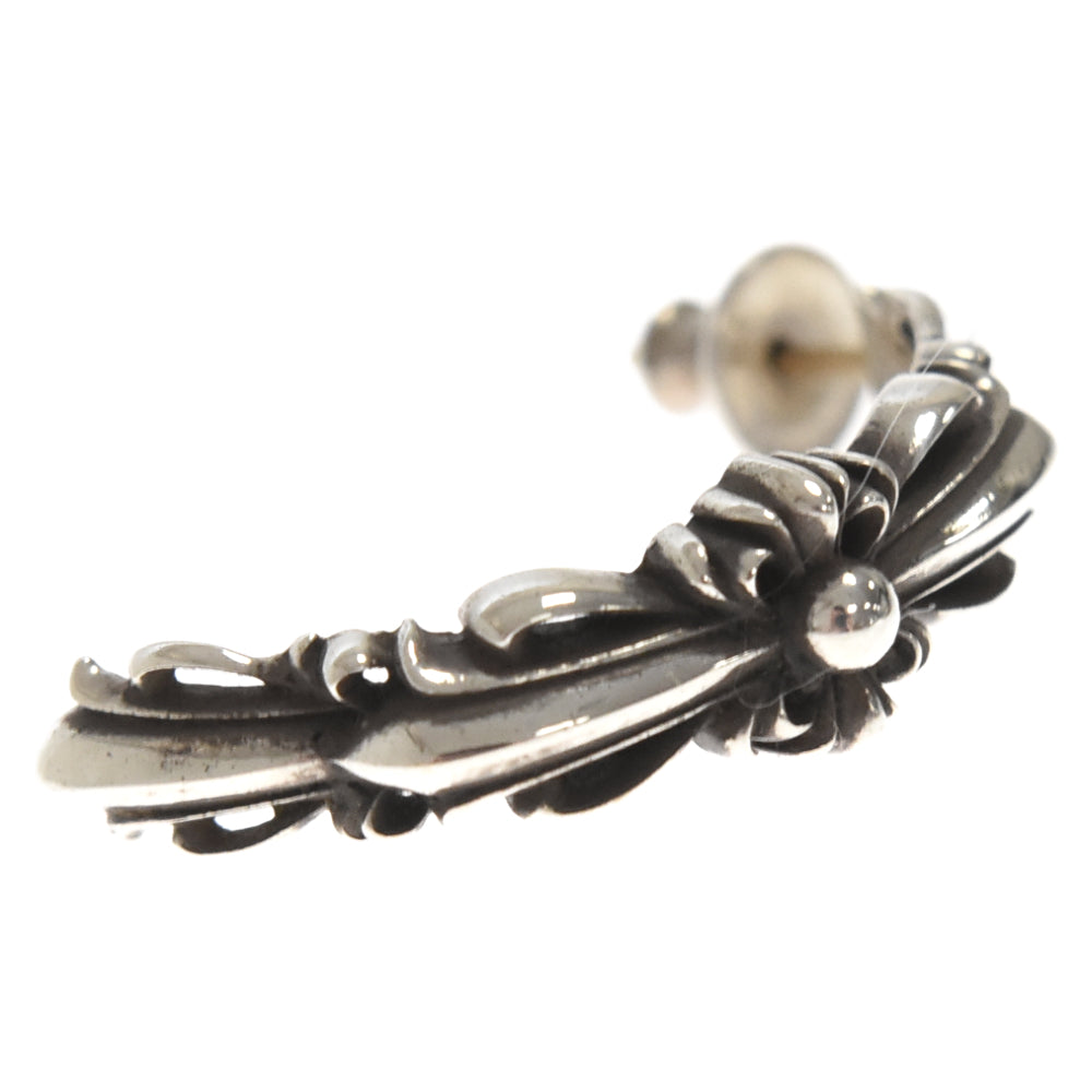 CHROME HEARTS(クロムハーツ) Double Floral Cross Hoop ダブルフローラルクロスフープピアス