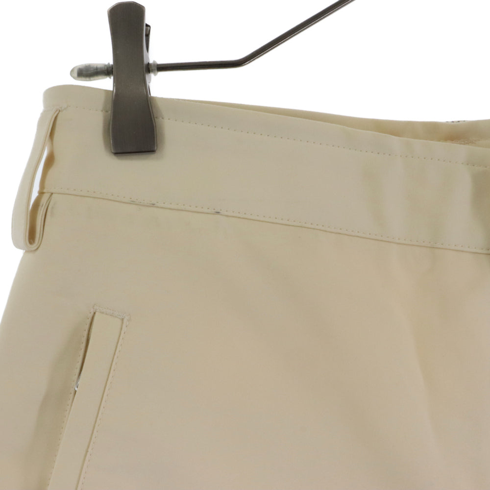 JIL SANDER(ジルサンダー) サイドファスナー バイカーコットンパンツ MT24200012 アイボリー